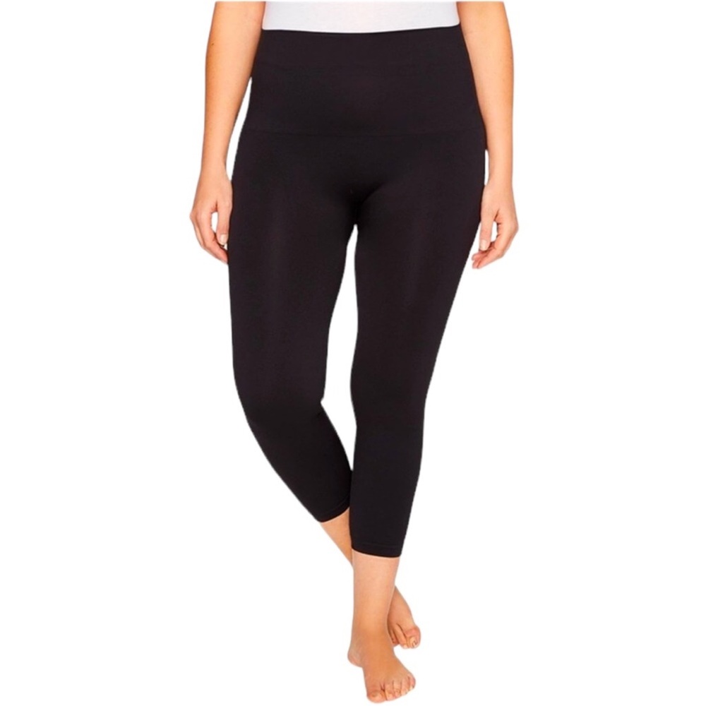 SPANX Ponte Ankle Leggings Black 1X